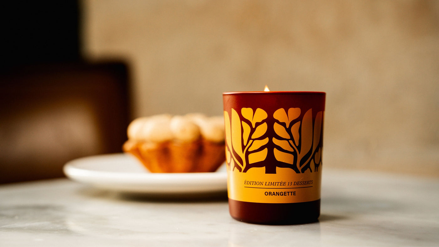 Notre mini bougie offerte, parfum de Grasse, senteur chocolat orangette. par Mademoiselle Provence