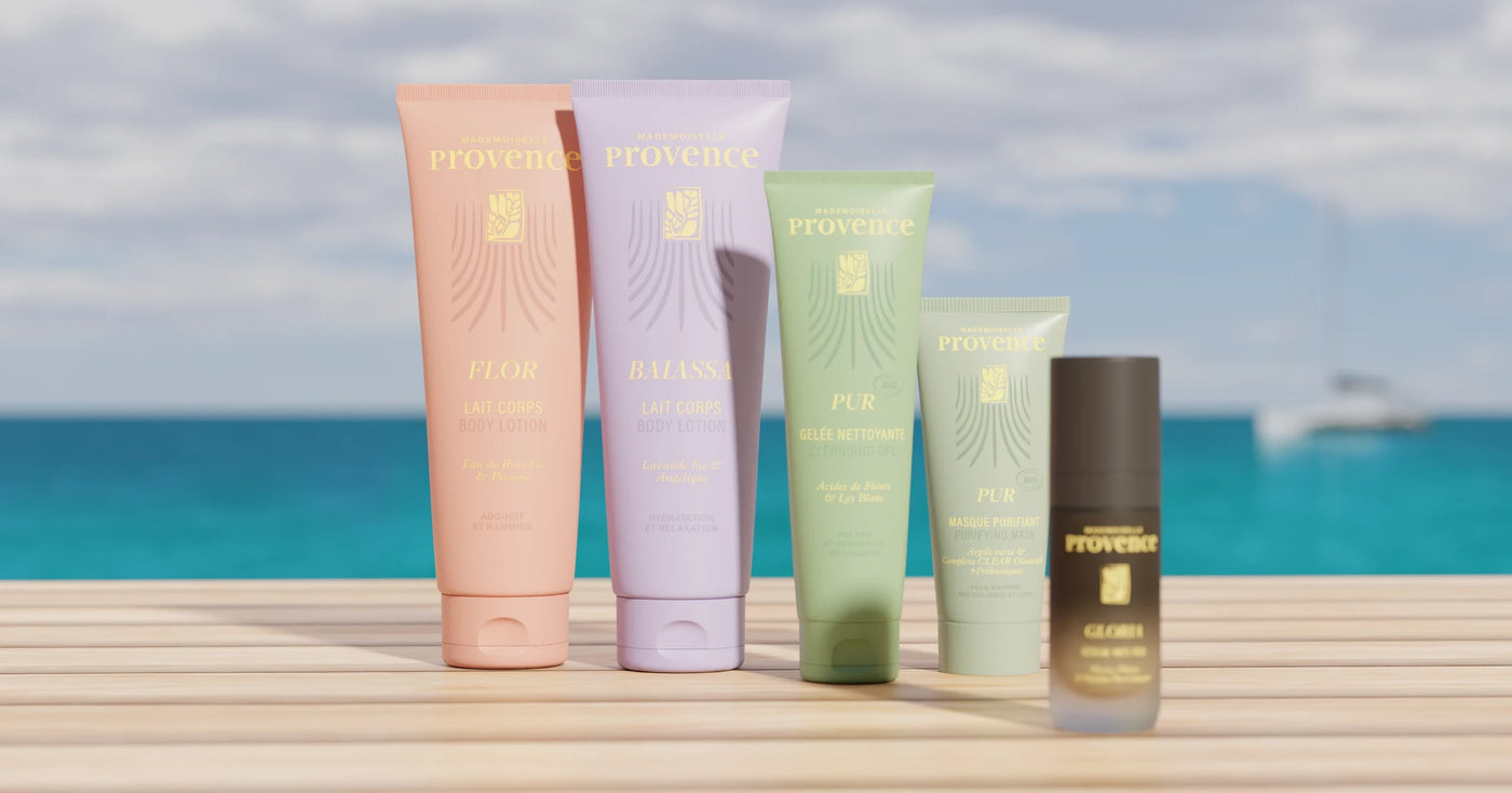 Offres promotionnelle de l'été, découvrez nos soins naturels Mademoiselle Provence