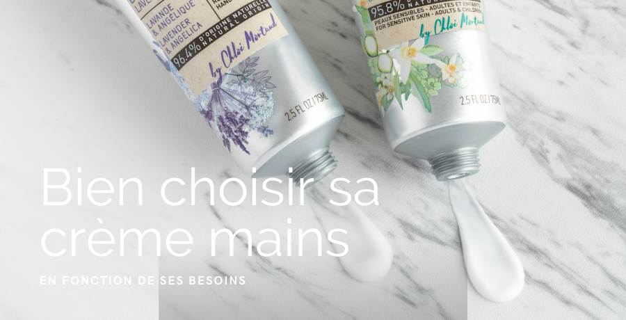 Les ingrédients à choisir pour une crème hydratante mains adaptée à vos besoins. Mademoiselle Provence vous présentes ses différentes formules naturelles