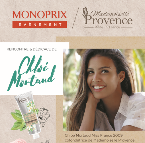 RETROUVEZ CHLOE DANS LES MAGASINS MONOPRIX