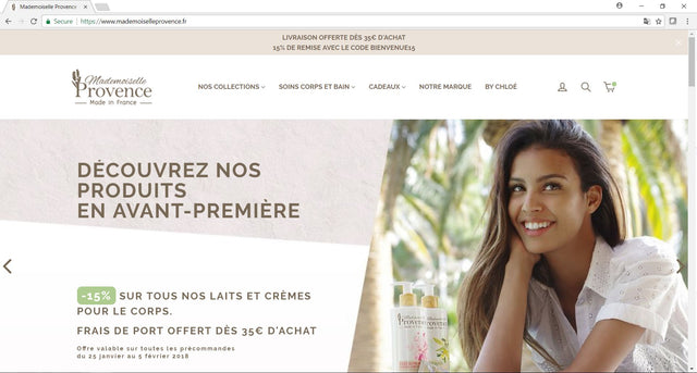 Lancement du site mademoiselleprovence.fr