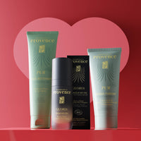 Trio routine de soin pour éclat et pureté de la peau par Mademoiselle Provence. Offre spéciale Saint Valentin