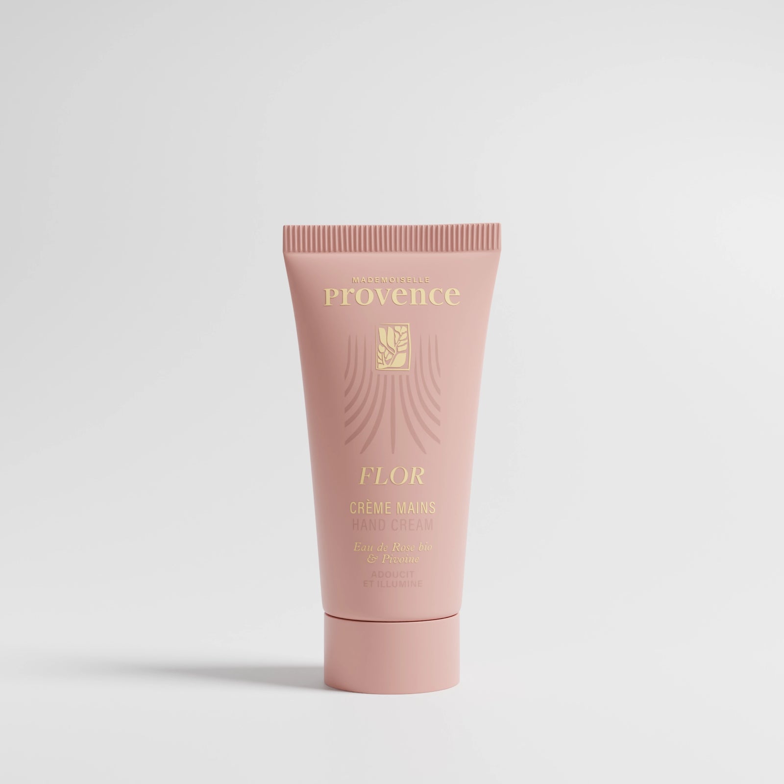 Crème Mains Rose Mademoiselle Provence, à la rose et Pivoine bio. hydrate et répare les mains 